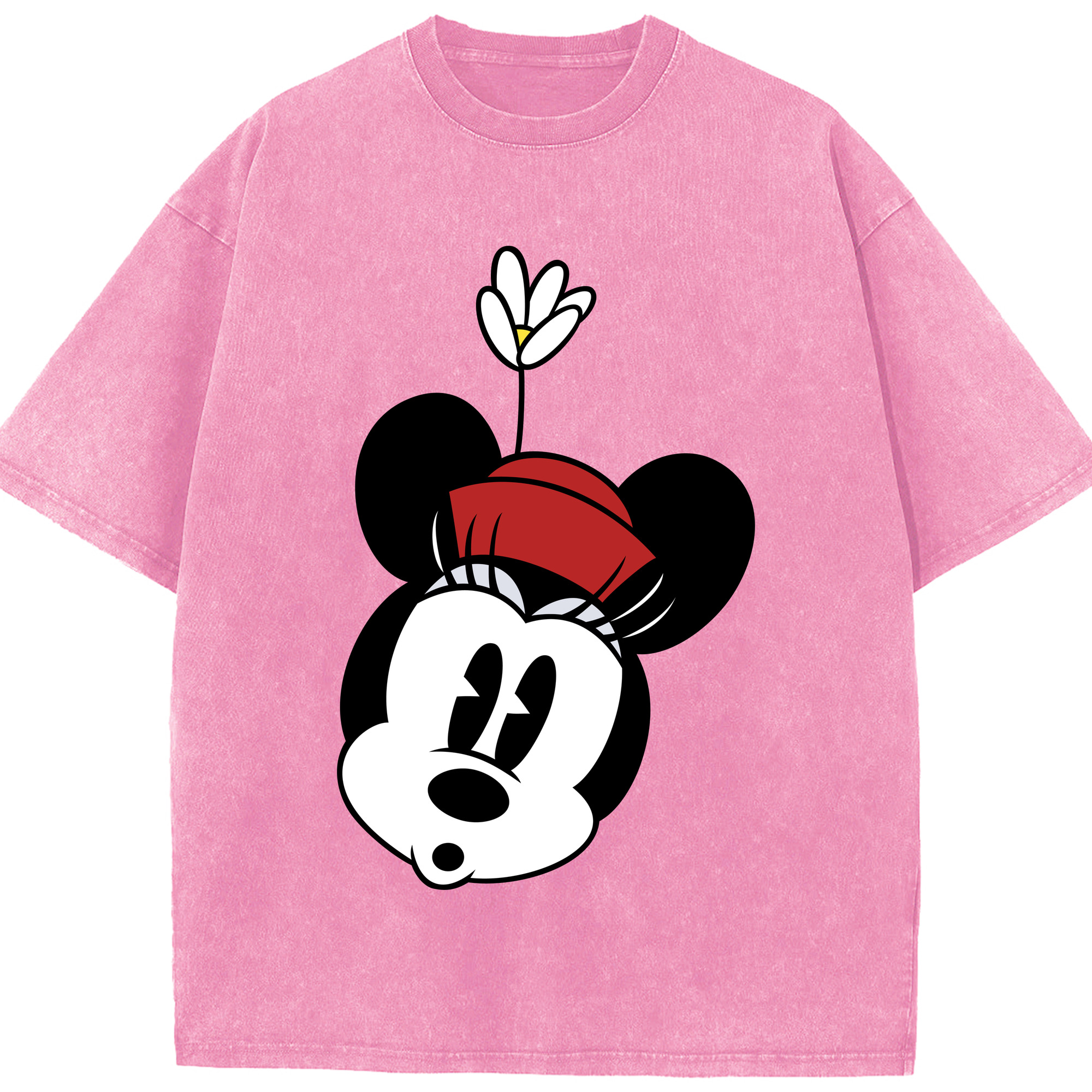 （画像用） ミッキーマウス Mickey Mouse 綿100% ヴィンテージ風 半袖Tシャツ（フロントプリント）